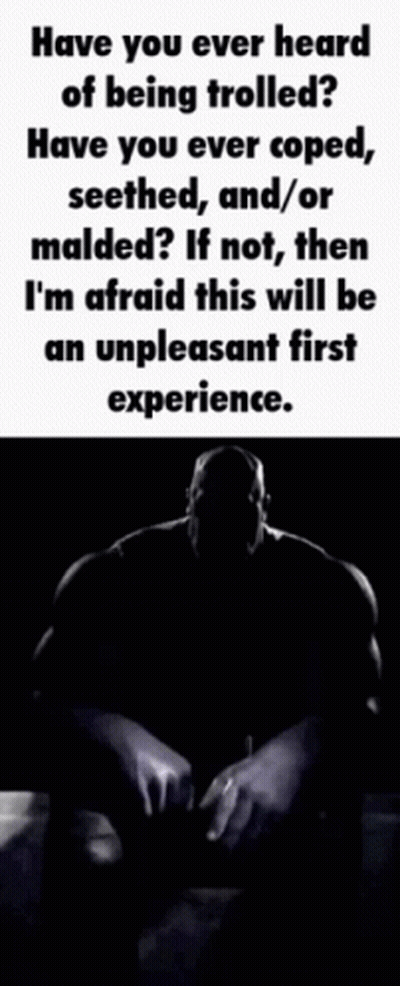 Man With Beard Sitting In Chair With Quote GIF