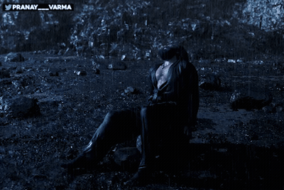Man With Beard Sitting On Rock Pranay Varma GIF