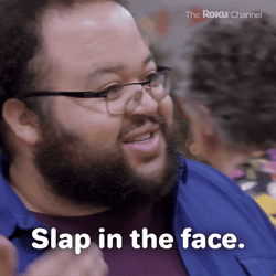 Man With Beard Slapping Face GIF