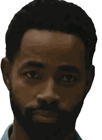 Man With Beard Smiling Sticker