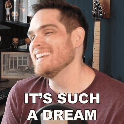 Man With Beard Smiling Dream GIF