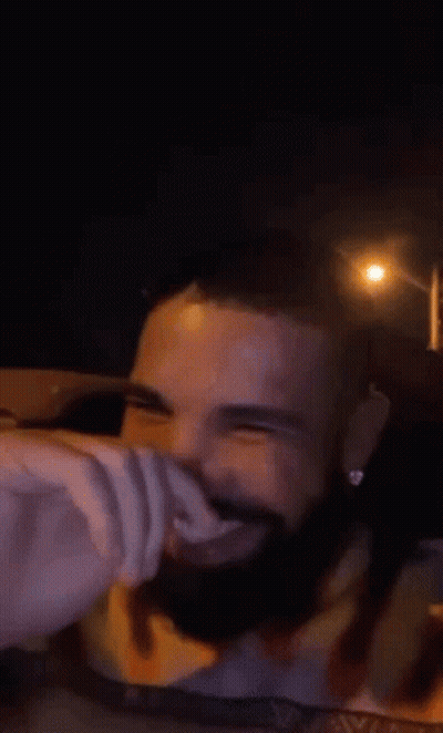 Man With Beard Smiling Driving Car GIF