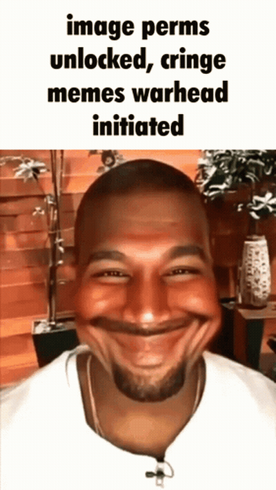 Man With Beard Smiling Image Perms Unlocked Cringe Memes Warhead Initiated GIF