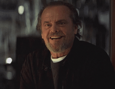Man With Beard Smiling In Black Jacket GIF