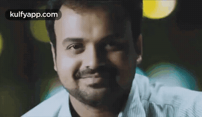 Man With Beard Smiling In White Shirt GIF