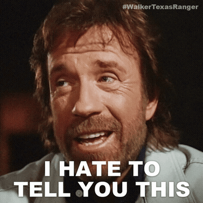 Man With Beard Smiling Says I Hate To Tell You This GIF