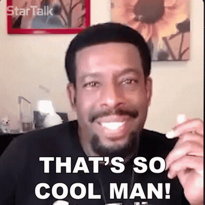 Man With Beard Smiling Says That's So Cool Man GIF