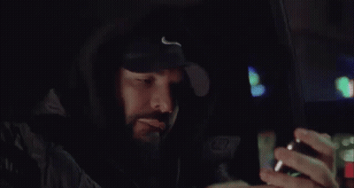 Man With Beard Smoking Cigarette GIF