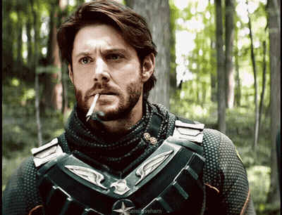 Man With Beard Smoking Cigarette GIF