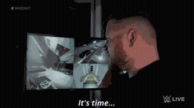 Man With Beard Standing In Front Of Monitor Saying I End This GIF