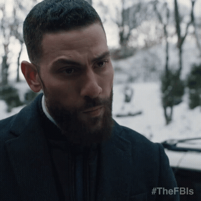 Man With Beard Standing In Snow #Thefbls GIF