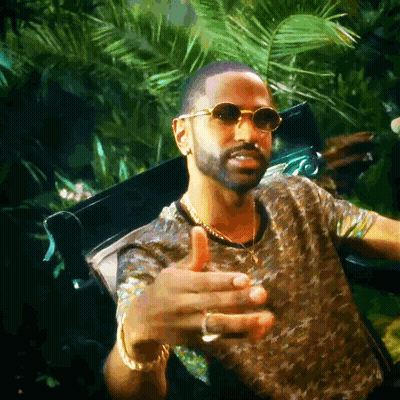 Man With Beard Sunglasses Gold Chain Thumbs Up GIF