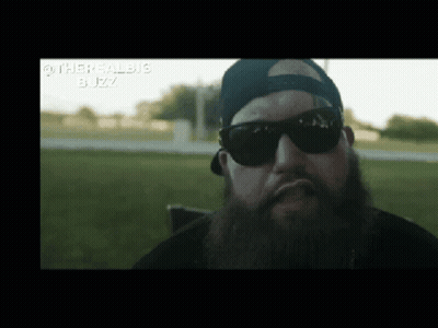 Man With Beard Sunglasses Hat @Therealbig GIF