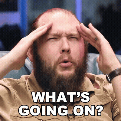 Man With Beard Surprised What Going On GIF