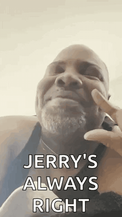 Man With Beard Talking On Phone Jerry's Always Right GIF