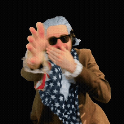 Man With Beard Talking To Woman She Can't Keep Getting Away With It GIF