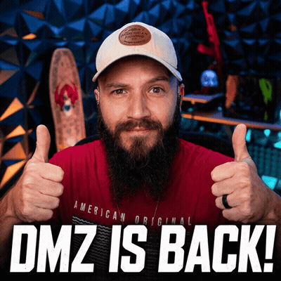 Man With Beard Thumbs Up DMZ Is Back GIF