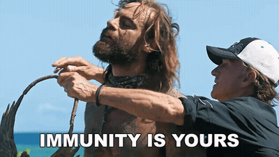 Man With Beard Tied Up Immunity Is Yours GIF