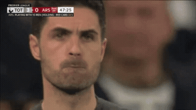 Man With Beard Watching Premier League GIF