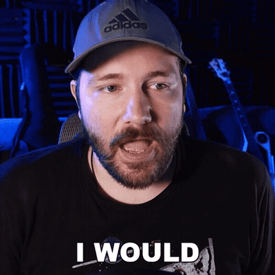 Man With Beard Wearing Adidas Hat GIF