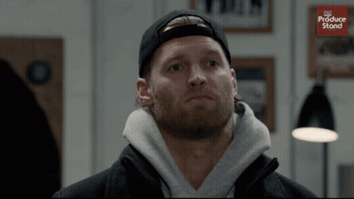 Man With Beard Wearing Baseball Cap GIF