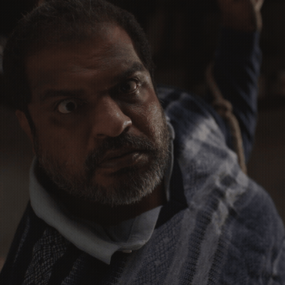 Man With Beard Wearing Blue Sweater GIF