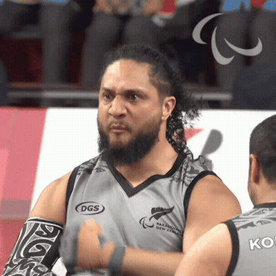 Man With Beard Wearing DGS Jersey GIF