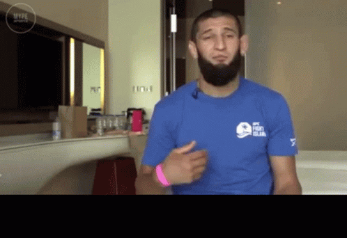 Man With Beard Wearing Fight Club Shirt GIF
