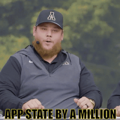 Man With Beard Wearing Hat Saying A GIF