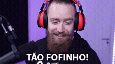 Man With Beard Wearing Headphones Says Tao Fofino