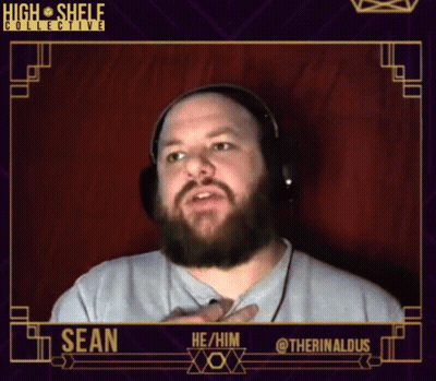 Man With Beard Wearing Headphones Sean GIF