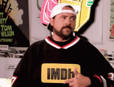 Man With Beard Wearing IMDb Shirt GIF