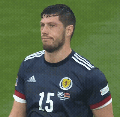 Man With Beard Wearing Jersey Number 15 GIF