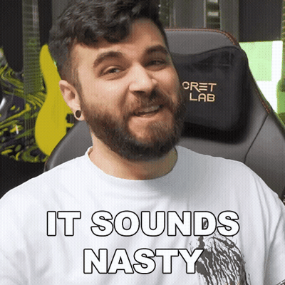 Man With Beard Wearing Nasty Shirt GIF