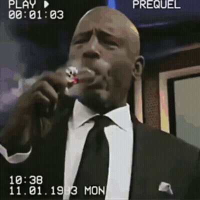 Man With Beard Wearing NBA Finals Shirt GIF