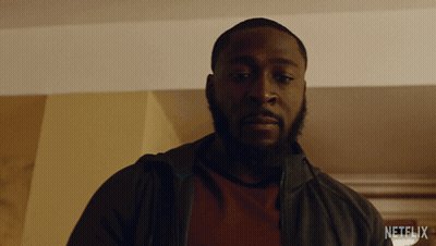 Man With Beard Wearing Netflix Jacket GIF