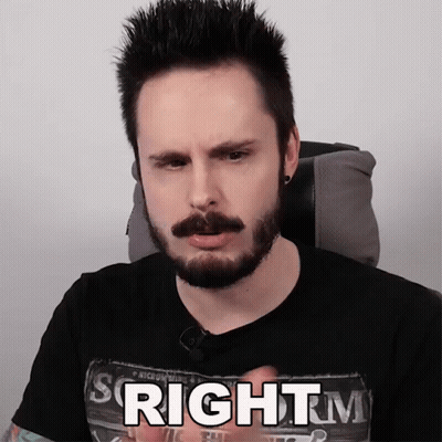 Man With Beard Wearing Right Shirt GIF