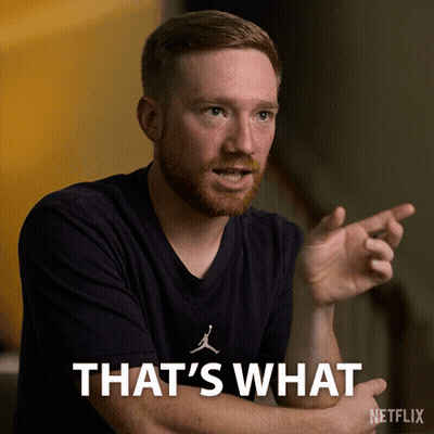 Man With Beard Wearing That's What Shirt GIF