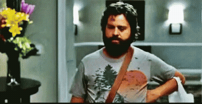 Man With Beard Wearing Tree T-Shirt GIF