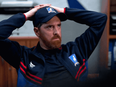 Man With Beard Wearing United States Of America Hat GIF