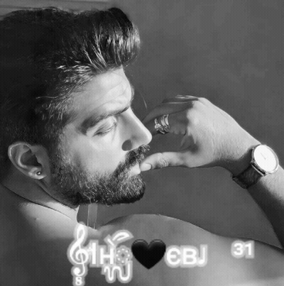 Man With Beard Wearing Watch And Ring GIF