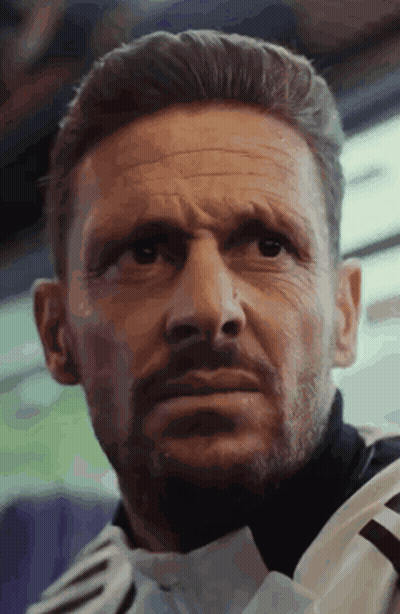 Man With Beard Wearing White Adidas Shirt GIF
