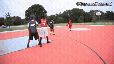 Man With Beard Wearing White Jersey Number 9 GIF