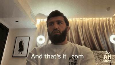 Man With Beard Wearing White Shirt Saying And That's It Com GIF