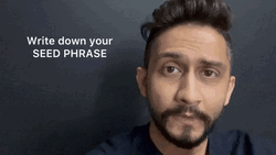 Man With Beard Writing Phrasing GIF