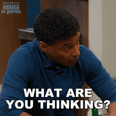 Man With Beer Says What Are You Thinking GIF