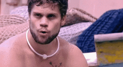 Man With Big Afro Dancing In Crowd GIF