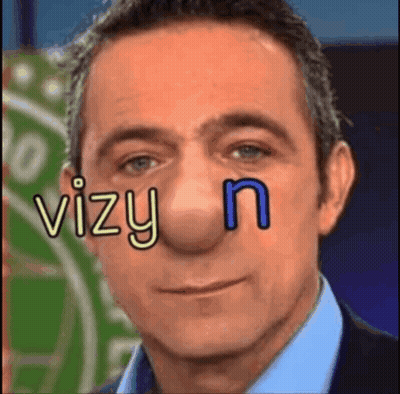 Man With Big Nose And Vizy N GIF