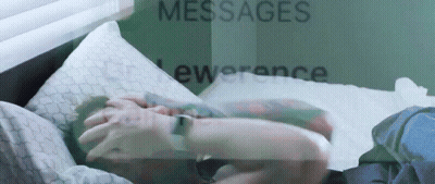 Man With Black Eye And Black Jacket Says Hi There GIF