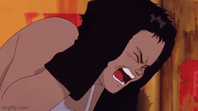 Man With Black Glove On His Face GIF